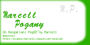 marcell pogany business card